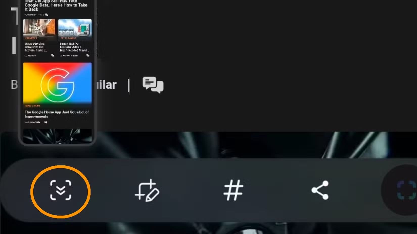 samsung-scrolling-screenshot-2 مميزات خفية في Samsung Galaxy ستغير طريقة استخدامك للهاتف