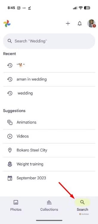 search-field-in-the-google-photos-app مميزات Google Photos التي قد لا تعرفها وتغير طريقة استخدامك للتطبيق