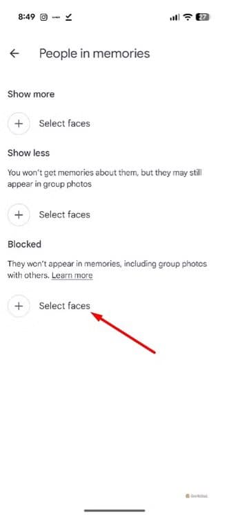 select-faces-option-in-google-photos مميزات Google Photos التي قد لا تعرفها وتغير طريقة استخدامك للتطبيق