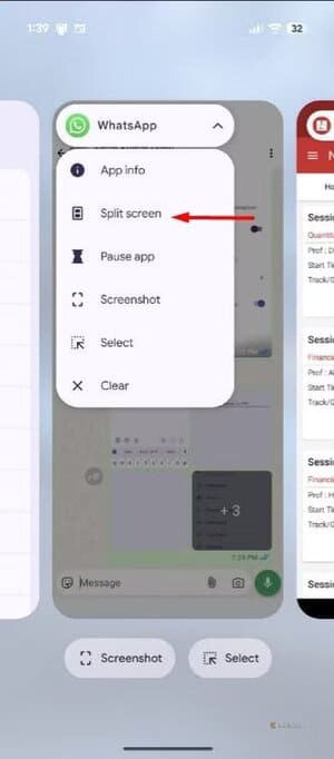 split-screen-option-in-pixel-smartphone تسع ميزات أندرويد خفية لا يعرفها معظم المستخدمين