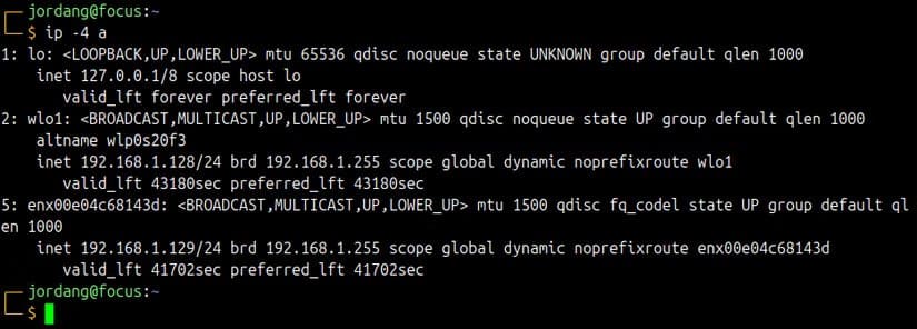 the-linux-ip-4-a-command-results-ipv4-addresses-visible أفضل استخدامات لأمر ip في Linux لإدارة الشبكات