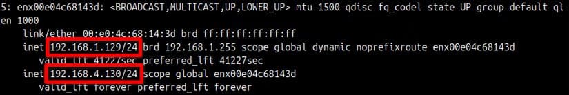 the-linux-ip-a-command-output-showing-two-different-ip-addresses-for-the-same-network-interface أفضل استخدامات لأمر ip في Linux لإدارة الشبكات