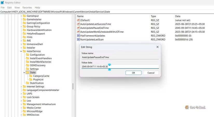 value-data-field-of-the-autoupdatepauseendtime-string طريقة إيقاف تحديثات التطبيقات التلقائية في Microsoft Store بسهولة