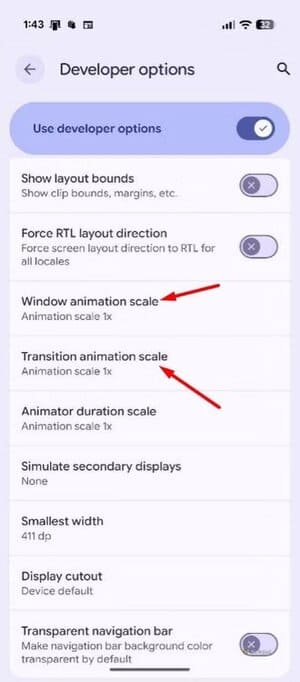 windows-and-transition-animation-scale-option تسع ميزات أندرويد خفية لا يعرفها معظم المستخدمين