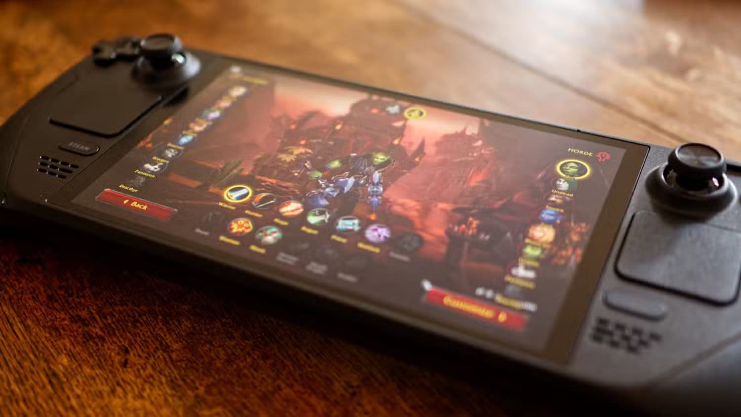 world-of-warcraft-on-a-steam-deck أفضل توزيعات Linux لتشغيل ألعاب Windows بدون مشاكل