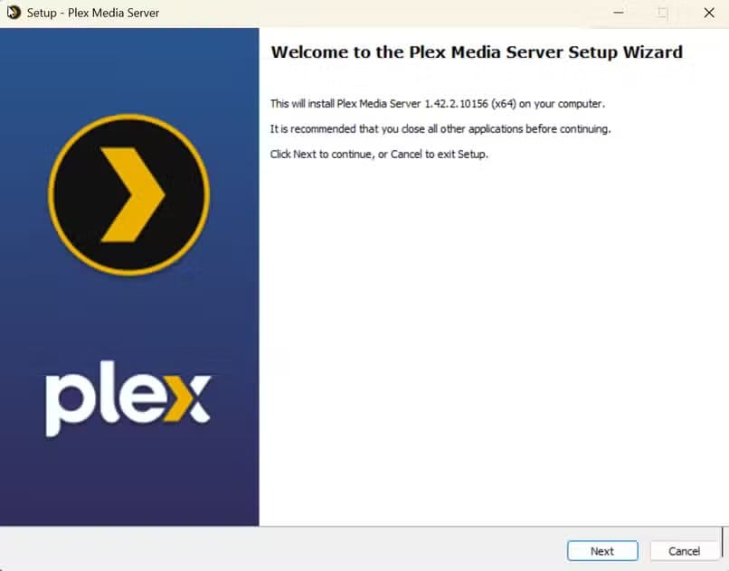 2025-09-24-11_12_37-setup-plex-media-server حول جهازك بنظام Windows 11 إلى مركز بث متكامل باستخدام Plex