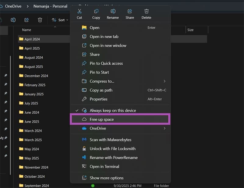 Free-Up-Space-with-OneDrive-On-Demand-1 كيفية استعادة مساحة التخزين بسهولة باستخدام ميزة OneDrive عند الطلب