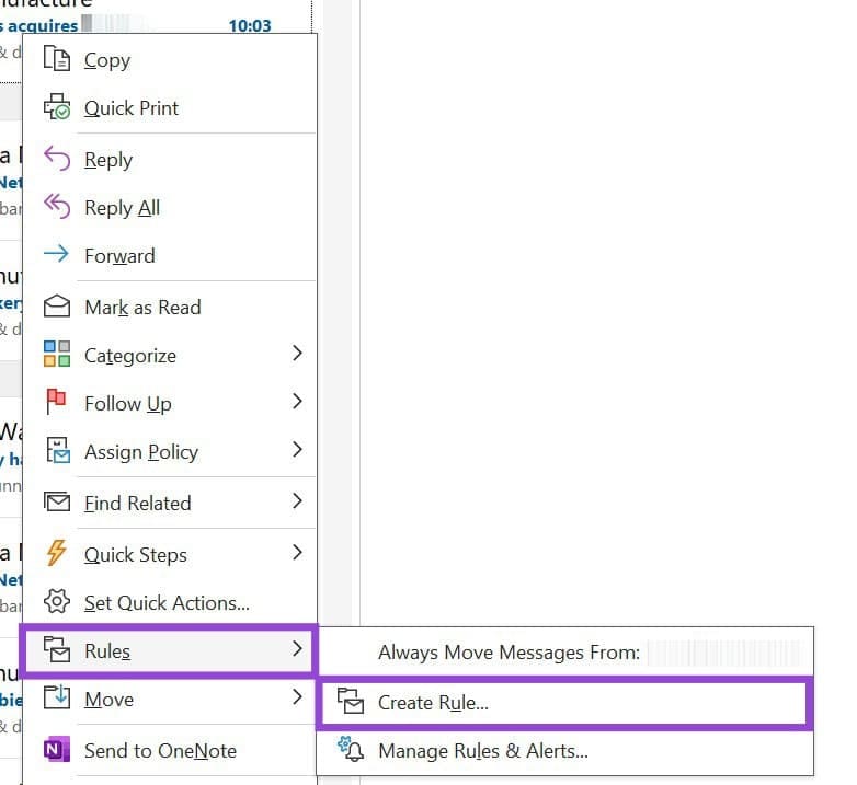 How-to-Automatically-Move-Emails-to-a-Folder-in-Outlook-1 طريقة تنظيم رسائل Outlook تلقائيًا داخل المجلدات بخطوات سهلة