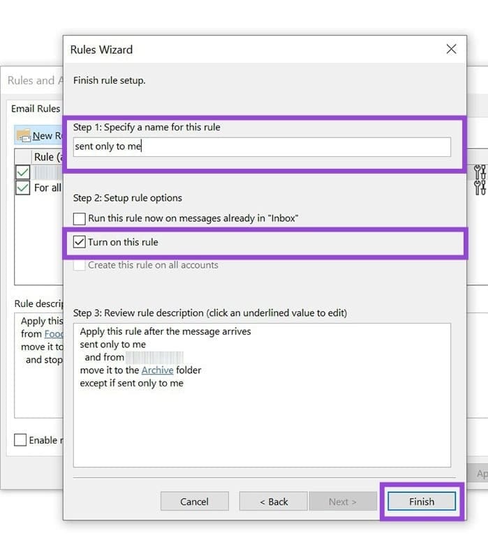How-to-Automatically-Move-Emails-to-a-Folder-in-Outlook-11 طريقة تنظيم رسائل Outlook تلقائيًا داخل المجلدات بخطوات سهلة