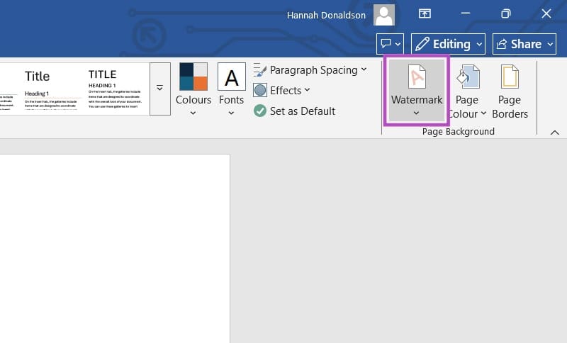 How-to-Insert-a-Watermark-in-Word-2 طريقة سهلة لإضافة علامة مائية إلى مستند Word دون التأثير على تنسيقه