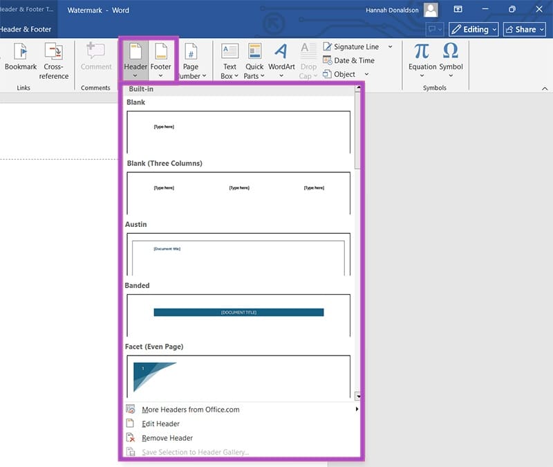 How-to-Insert-a-Watermark-in-Word-6 طريقة سهلة لإضافة علامة مائية إلى مستند Word دون التأثير على تنسيقه