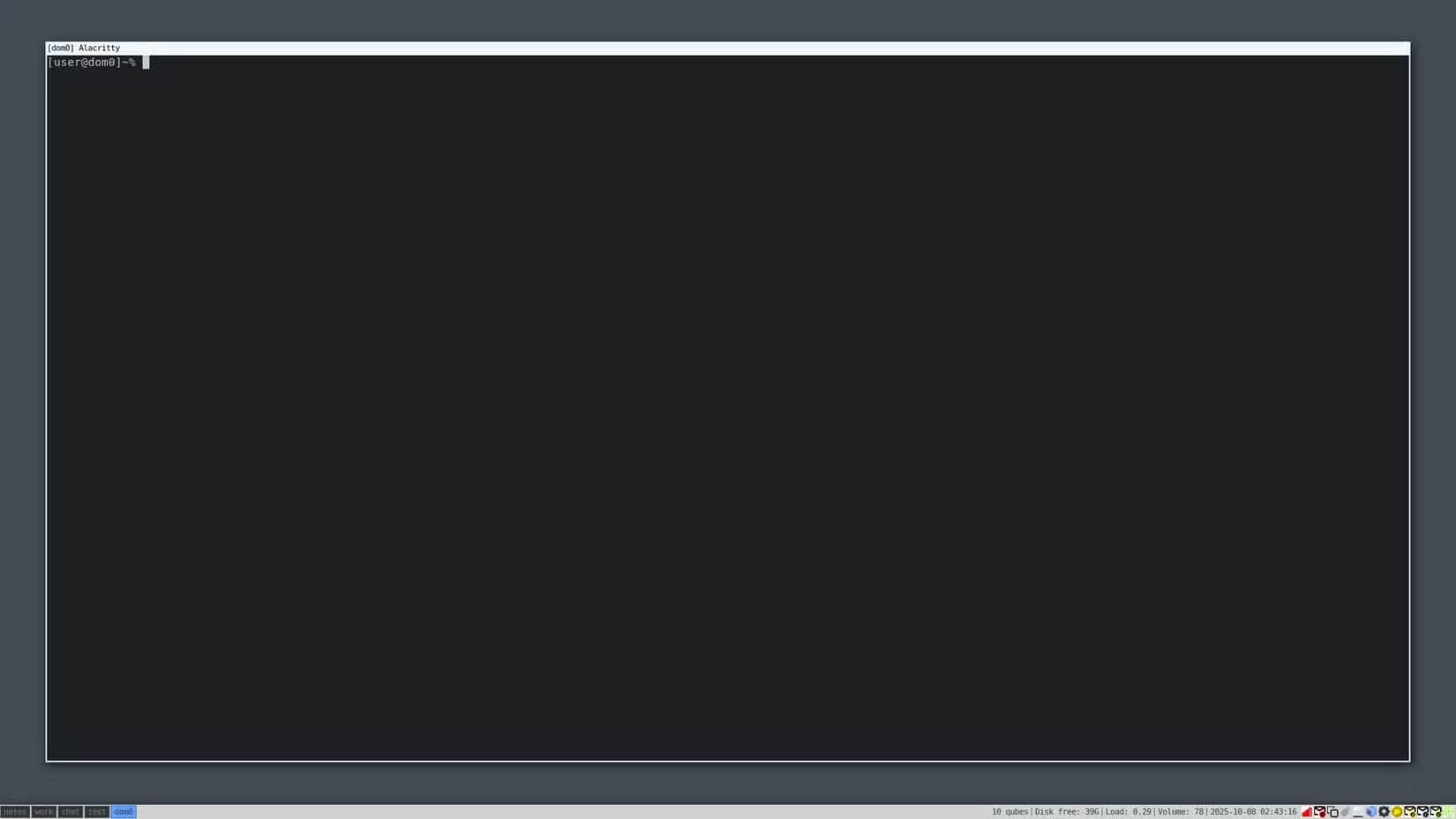 a-desktop-displays-an-empty-terminal-windows الفرق الحقيقي بين Terminal وCommand Line وShell وConsole ولماذا يختلط الأمر على الجميع