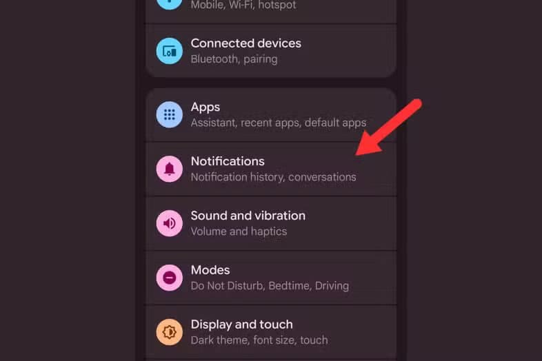 a-screenshot-showing-the-notifications-setting أبرز الميزات التي اشتقت إليها عند الانتقال من Samsung إلى Google Pixel