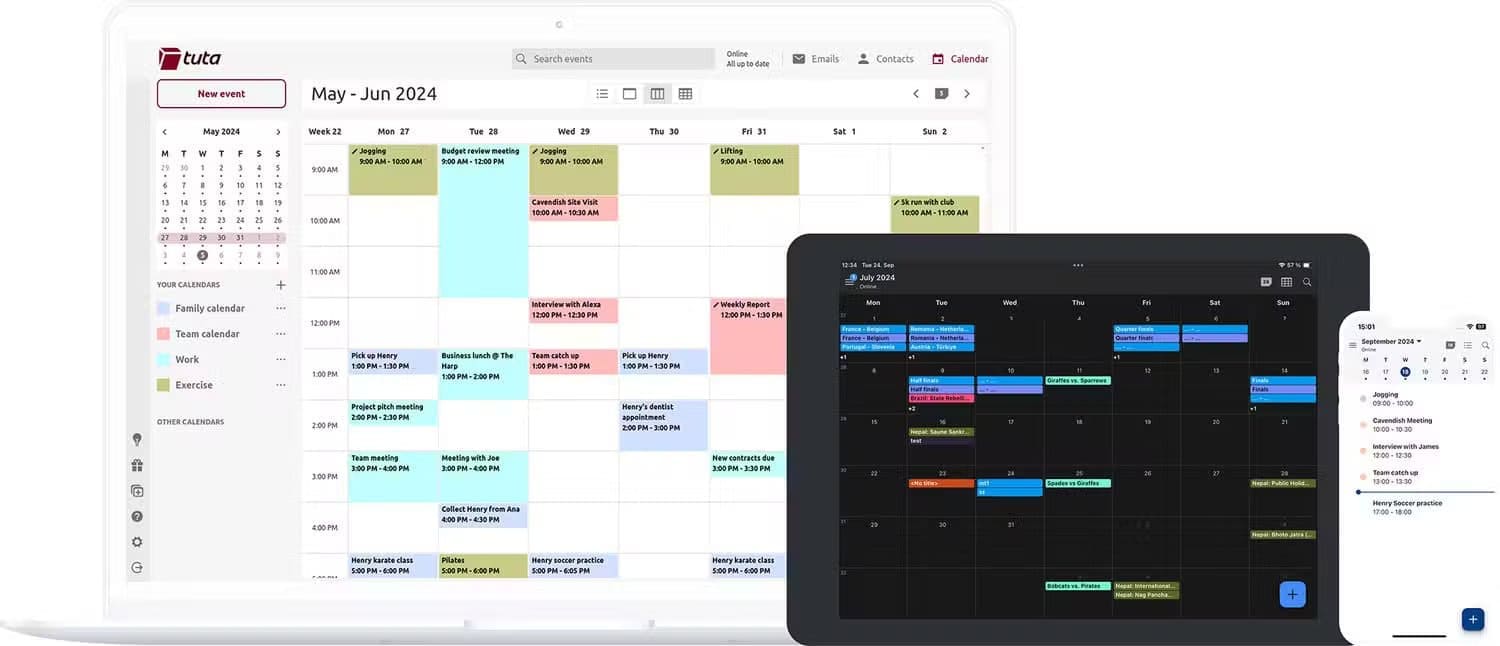 calendar أفضل بدائل مجانية لتطبيقات أندرويد الشهيرة لحماية الخصوصية