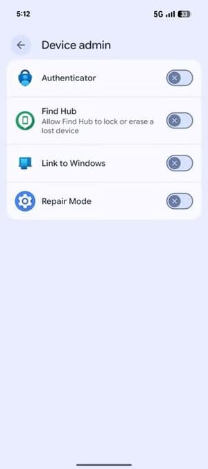 device-admin-window-in-pixel-10 هذه الإعدادات الست التي في Android قد تُعرض خصوصيتك للخطر