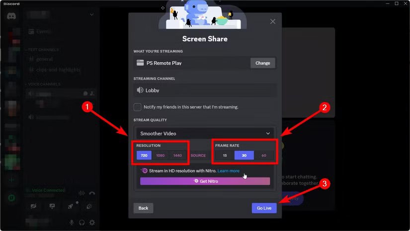 discord-ps5-stream-go-live خطوات بث PS5 على Discord ومشاركة لعبك مع الأصدقاء