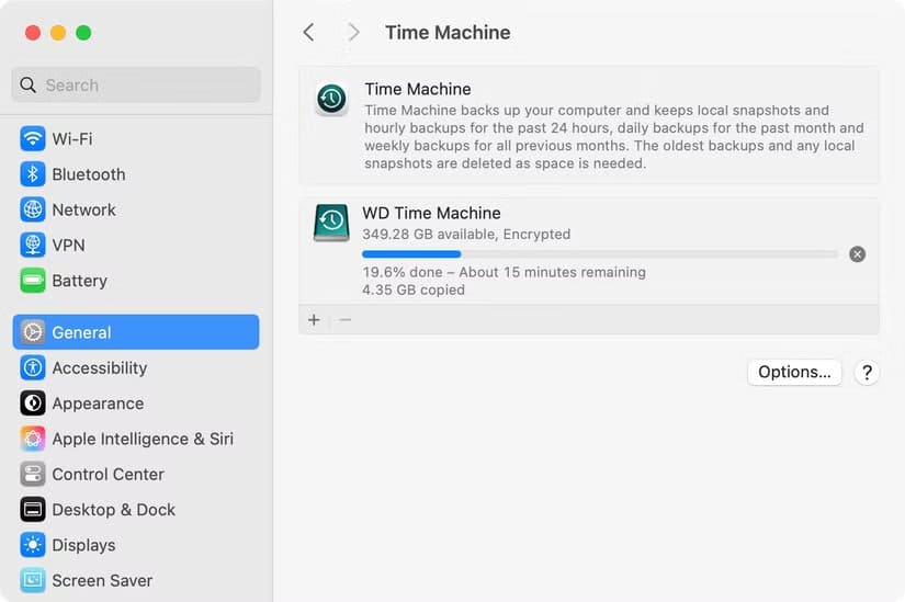 encrypted-macos-time-machine-backup إعدادات أمان أساسية تحمي جهاز Mac من التهديدات الحديثة