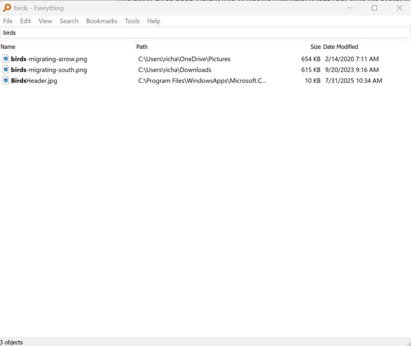everything-search-utility أدوات مجانية ضرورية لإصلاح أي جهاز كمبيوتر من خلال USB