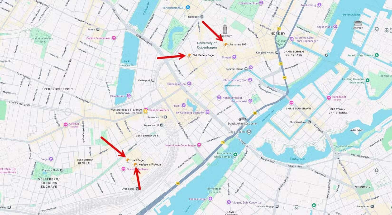 food-map ما الذي تفعله ميزة القوائم في خرائط Google ولماذا يجب أن تستخدمها