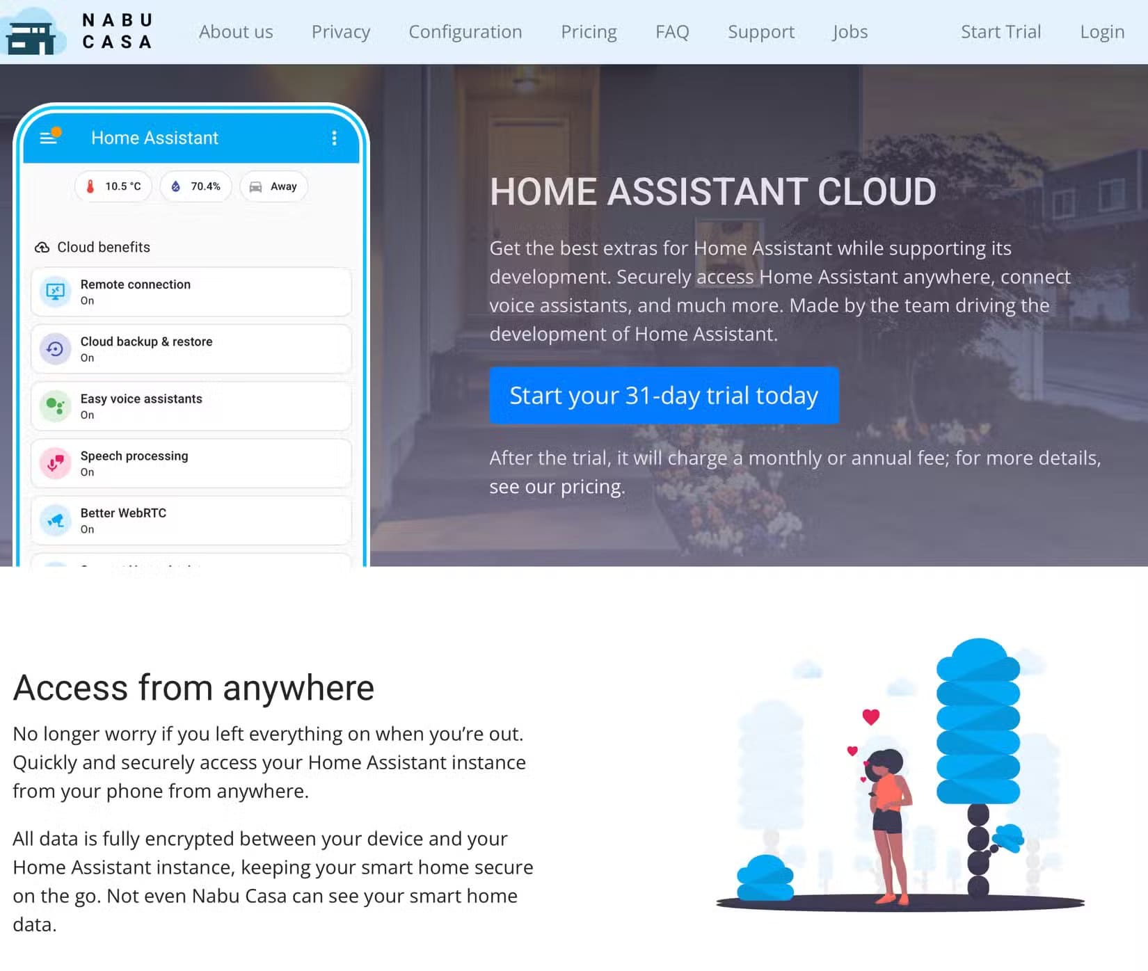 home-assistant-cloud-remote-subscription-with-backup طرق آمنة للوصول إلى خادم Home Assistant من أي مكان