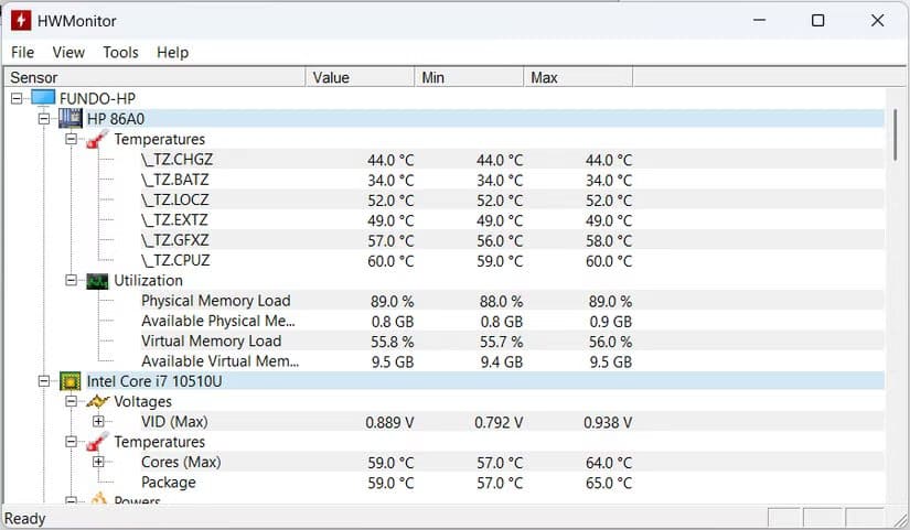 hwmonitor-on-windows-11 تطبيقات محمولة لا غنى عنها تجعل أي محرك USB أداة قوية جاهزة للعمل