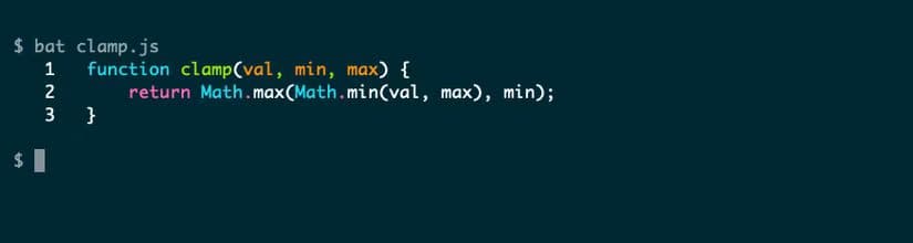 linux-bat-colors-numbers لماذا يفضل مستخدمو لينكس أمر bat على cat بعد تجربته