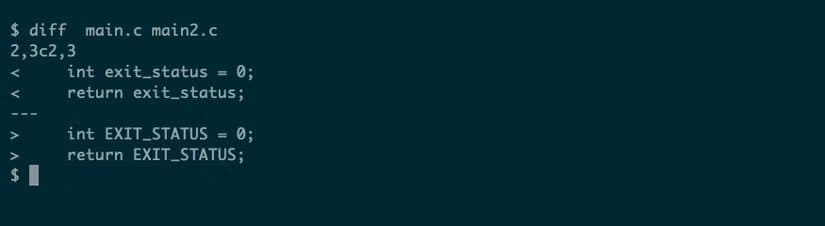linux-diff-case-1 أوامر لينكس التي تحولك من مستخدم عادي إلى محترف