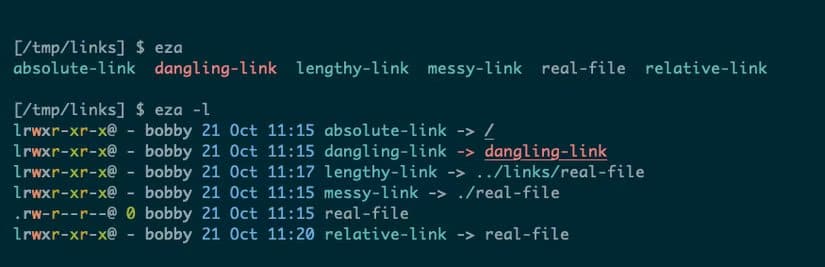linux-eza-broken-links-2 طريقة فعّالة لاكتشاف الروابط الرمزية التالفة وحذفها بسهولة