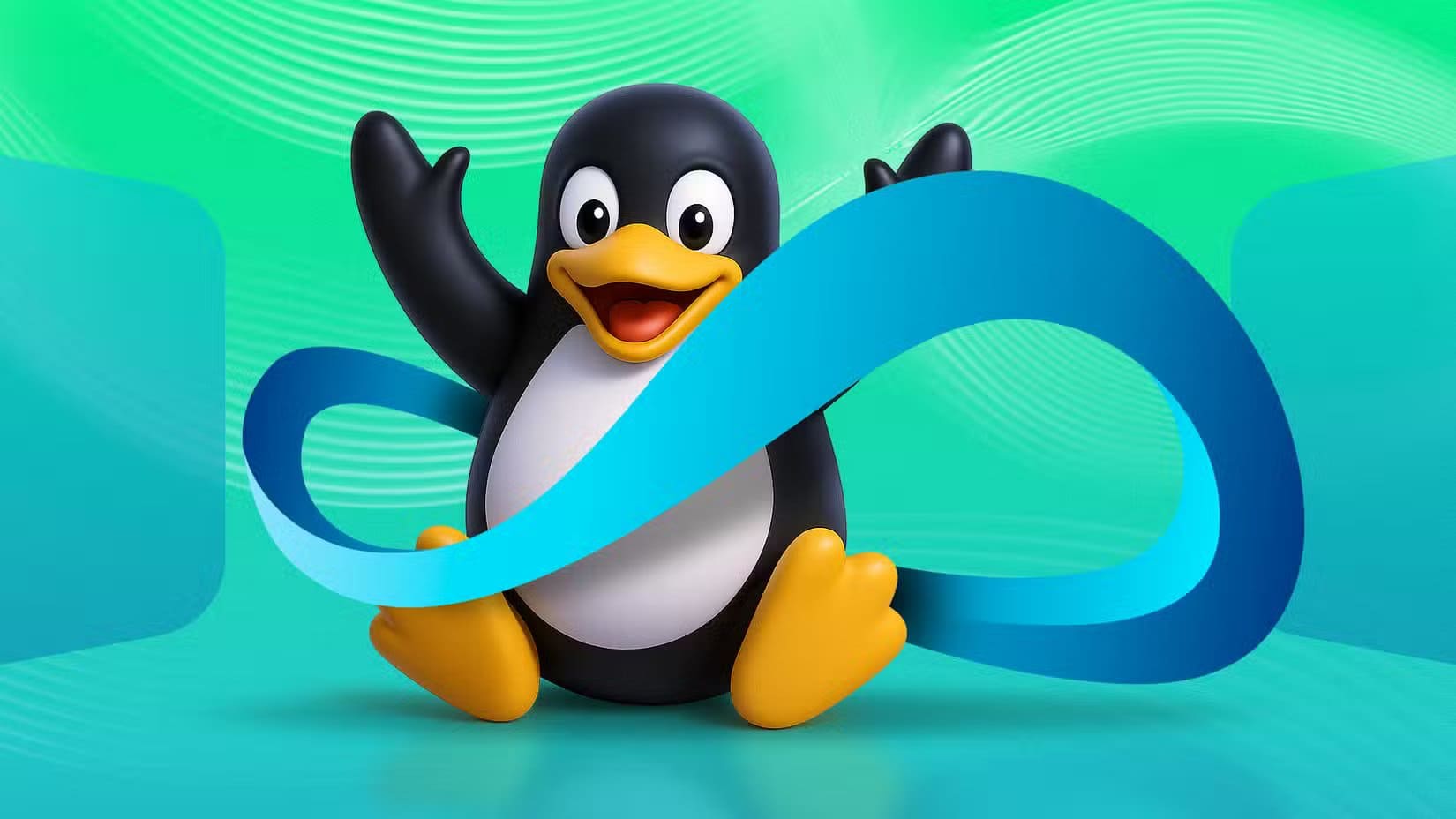 linux-mascot-infinity-logo-2 ما السر وراء كثرة تحديثات التطبيقات مفتوحة المصدر كل يوم