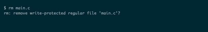 linux-rm-write-protected أوامر لينكس التي تحولك من مستخدم عادي إلى محترف