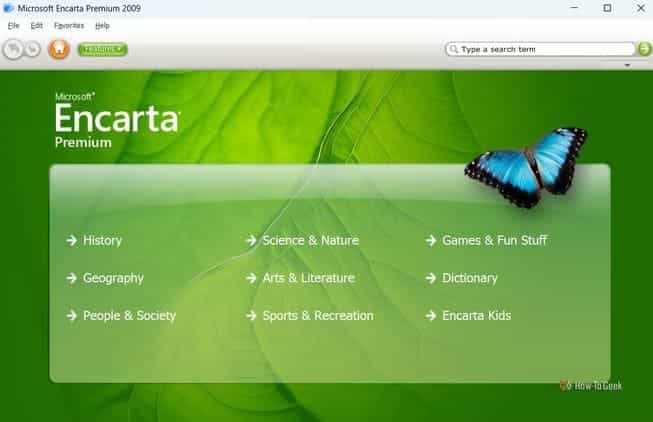 microsoft-encarta-homepage تطبيقات ويندوز القديمة التي نفتقدها بشدة اليوم