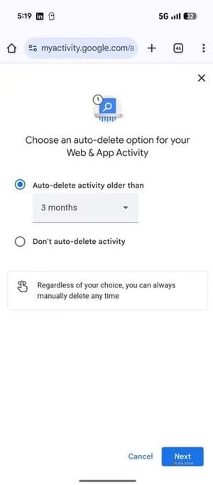 next-button-in-google-account هذه الإعدادات الست التي في Android قد تُعرض خصوصيتك للخطر