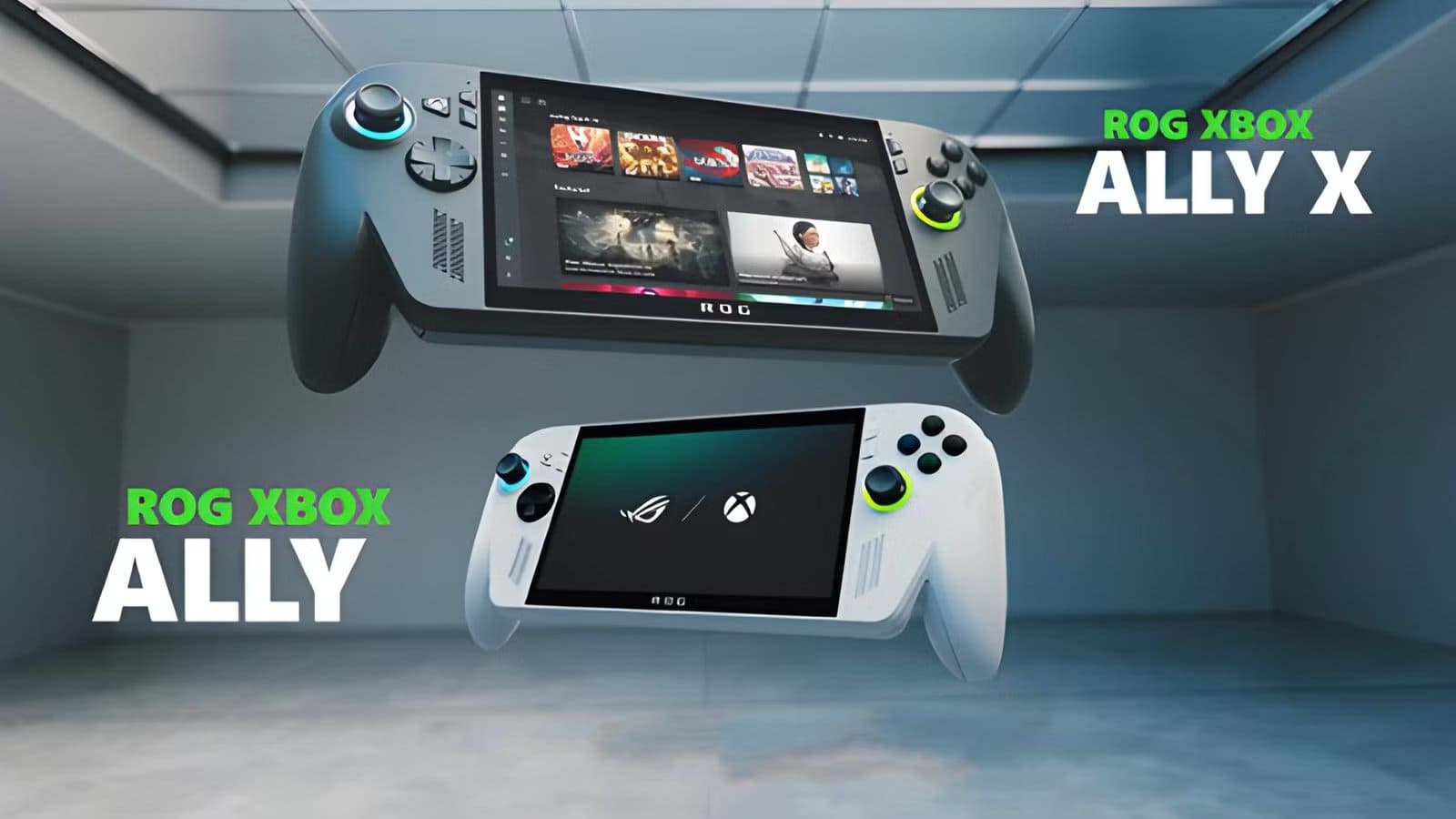 rog-xbox-ally-x-and-the-regular-handheld-with-one-on-top-of-the-other عشّاق Xbox انتبهوا إلى ROG Xbox Ally 2025 – هل هو ثورة أم تراجع؟