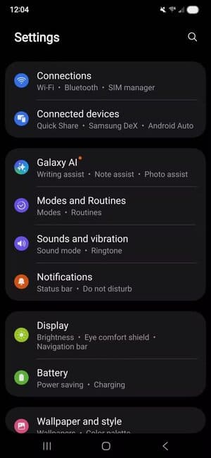 screenshot_20251002_120417_settings أبرز الميزات التي اشتقت إليها عند الانتقال من Samsung إلى Google Pixel