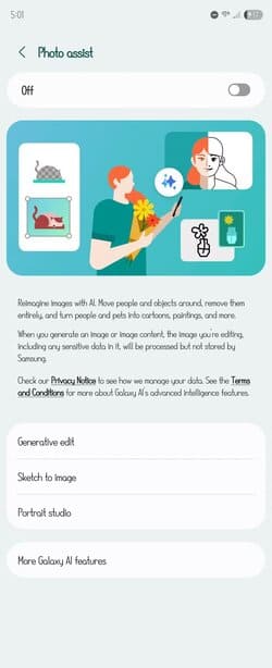 screenshot_20251023_050104_photo-editor خطوات بسيطة لإيقاف ميزات الذكاء الاصطناعي المزعجة على هواتف Samsung Galaxy