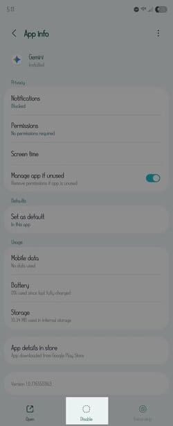 screenshot_20251023_051525 خطوات بسيطة لإيقاف ميزات الذكاء الاصطناعي المزعجة على هواتف Samsung Galaxy
