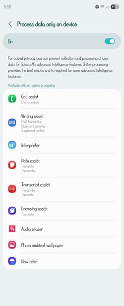 screenshot_20251023_055007_settings خطوات بسيطة لإيقاف ميزات الذكاء الاصطناعي المزعجة على هواتف Samsung Galaxy
