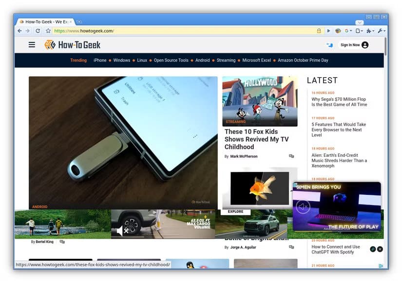 the-geckium-retro-chromium-skin-applied-to-firefox-esr تطبيقات لينكس جديدة تضيف لمسة من القوة والذكاء إلى نظامك