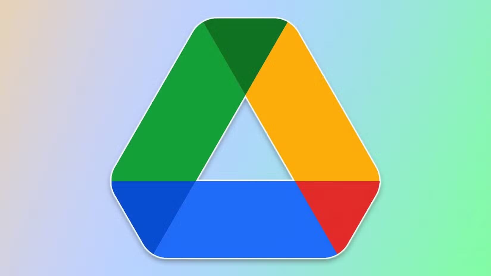the-google-drive-logo-on-a-colorful-background طرق فعالة لعمل نسخة احتياطية في Windows تحمي ملفاتك من الفقدان