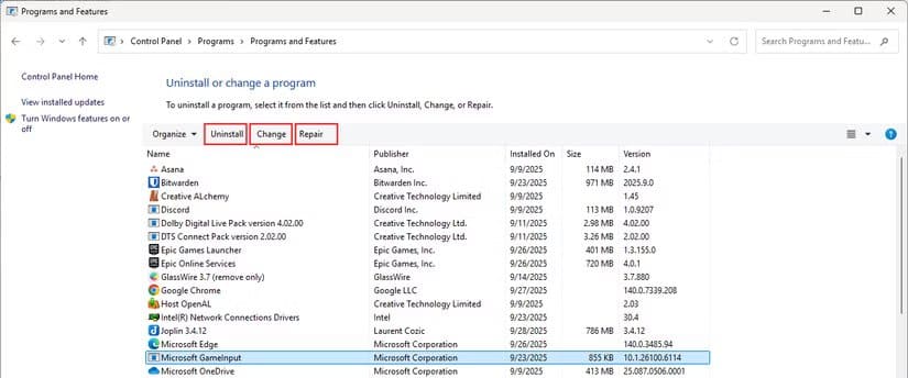 the-options-when-you-select-a-program-or-feature-in-the-add-and-remove-programs-menu طريقة إدارة الميزات الاختيارية في Windows 11 خطوة بخطوة