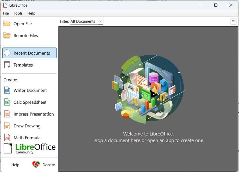 the-portable-version-of-libreoffice تطبيقات محمولة لا غنى عنها تجعل أي محرك USB أداة قوية جاهزة للعمل