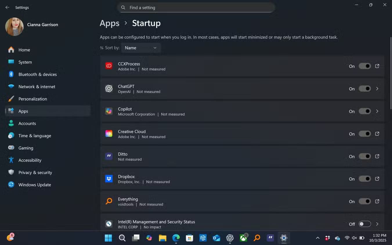 the-startup-page-in-windows-11-settings إعدادات خفية في Windows 11 تعيد لجهازك السرعة التي فقدها
