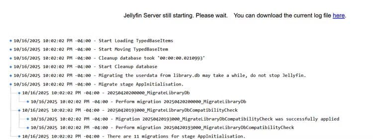 the-startup-ui-on-jellyfin-verison-10-11-0 ميزات مذهلة في تحديث Jellyfin الأخير تجعل خادم البث أكثر سلاسة واستقرارًا