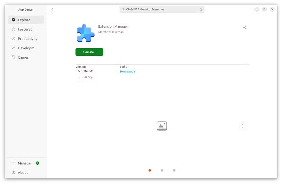 1b-gnome-extension-manager-in-ubuntu-app-center حلول فعّالة لأكثر مشاكل Ubuntu شيوعًا باستخدام ملحقات GNOME