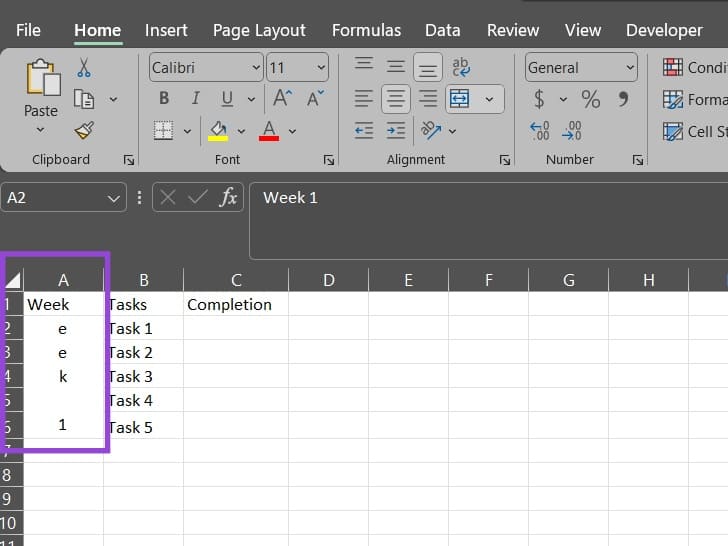How-to-Write-Vertically-in-Excel-2 كتابة النصوص عموديًا في Excel بسهولة