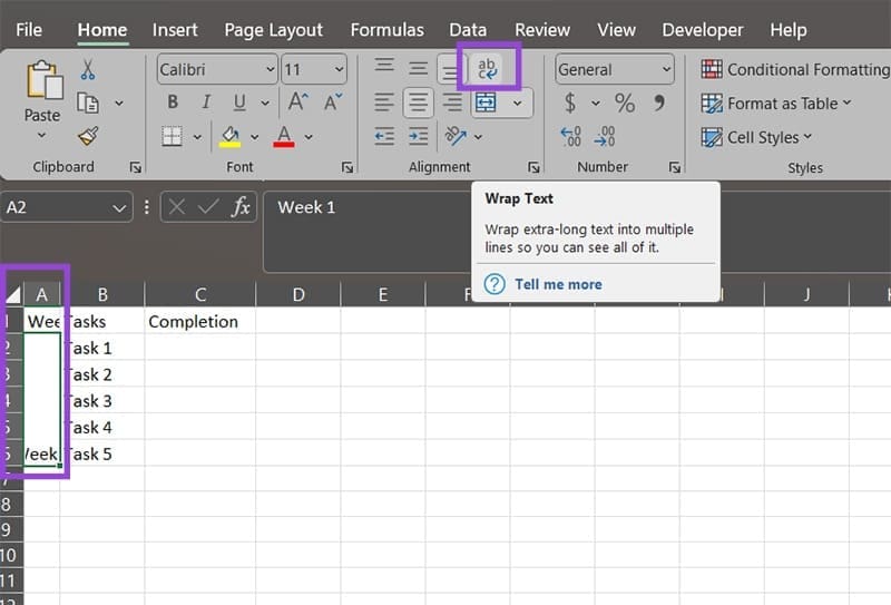 How-to-Write-Vertically-in-Excel-5 كتابة النصوص عموديًا في Excel بسهولة