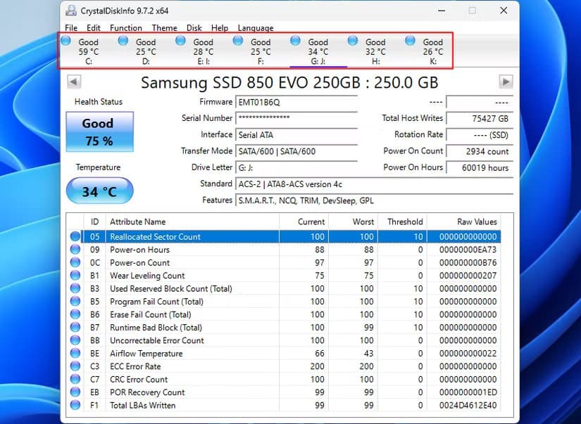 all-the-drives-are-healthy أفضل الإجراءات عند تعطل Windows 11 واستعادة التشغيل بسرعة