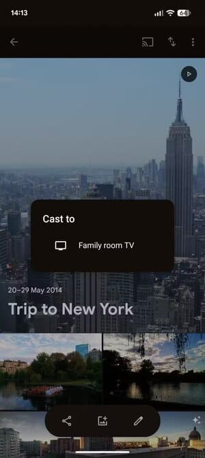 cast-from-google-photos أفكار عملية تمنح جهاز Chromecast القديم دورًا جديدًا ومفيدًا