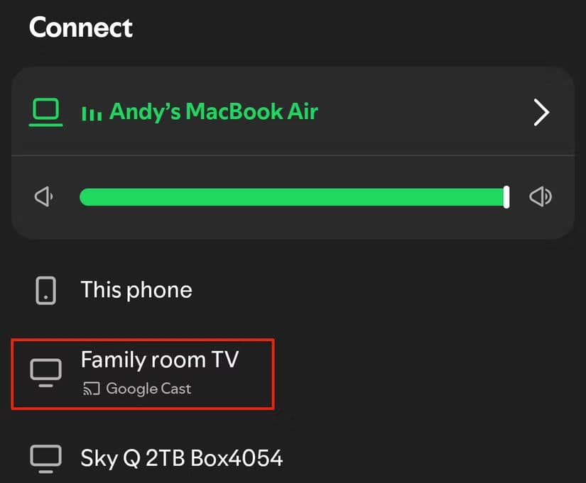 cast-from-spotify أفكار عملية تمنح جهاز Chromecast القديم دورًا جديدًا ومفيدًا