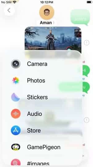 different-attachments-in-imessasge تحسينات يحتاجها Google Messages ليواكب تجربة iMessage